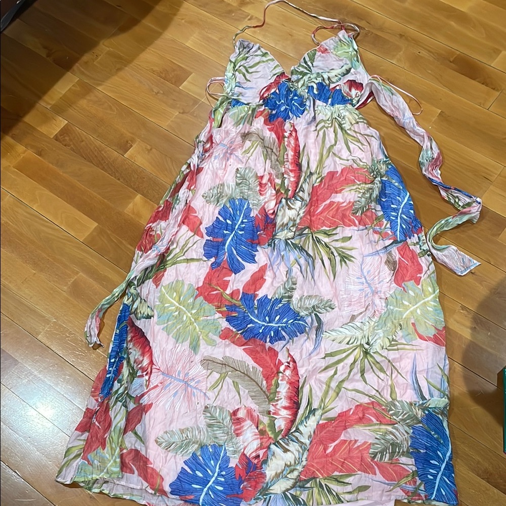 Baltic Born Multicolor Tropical Maxi Dress